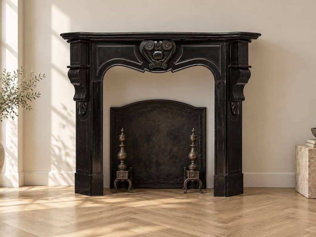 LOUIS XV STIJL NOIR DE MAZY ANTIEKE OMLOOP SCHOUW
