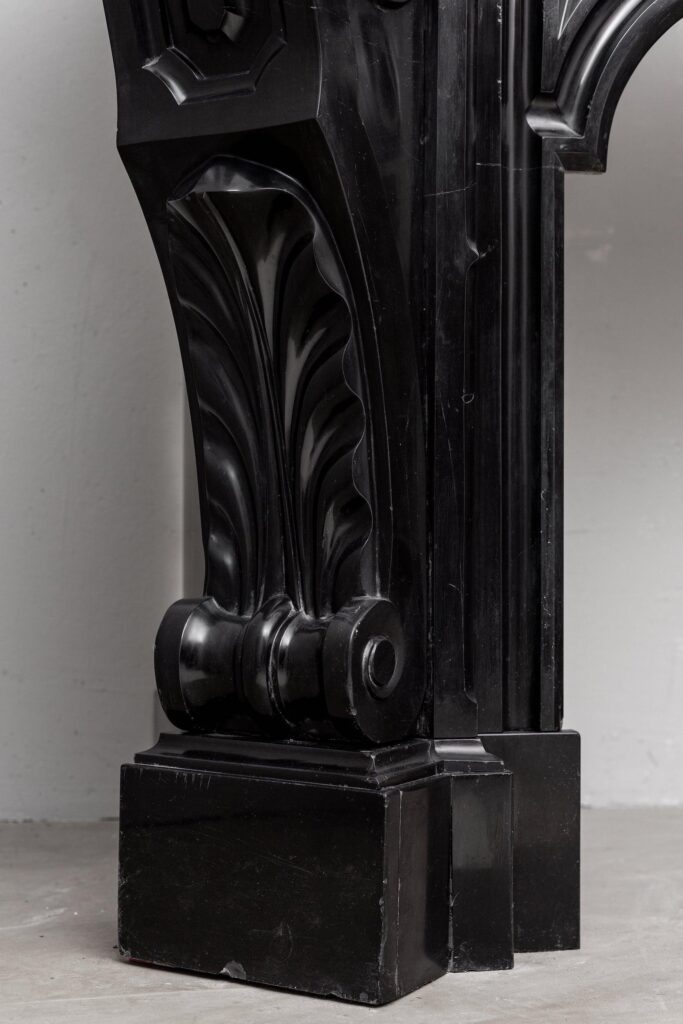 NAPOLEON STIJL NOIR DE MAZY ANTIEKE MARMEREN OMLOOP SCHOUW