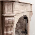 Liver marble, surround fireplace