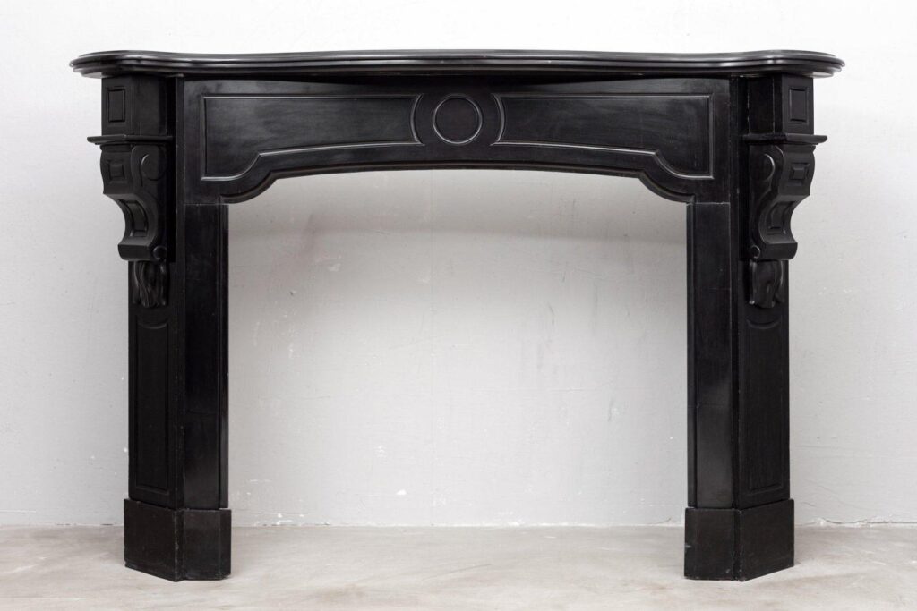Black Marble Fireplace