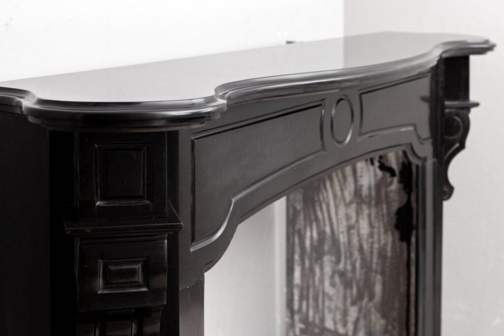 Black Marble Fireplace