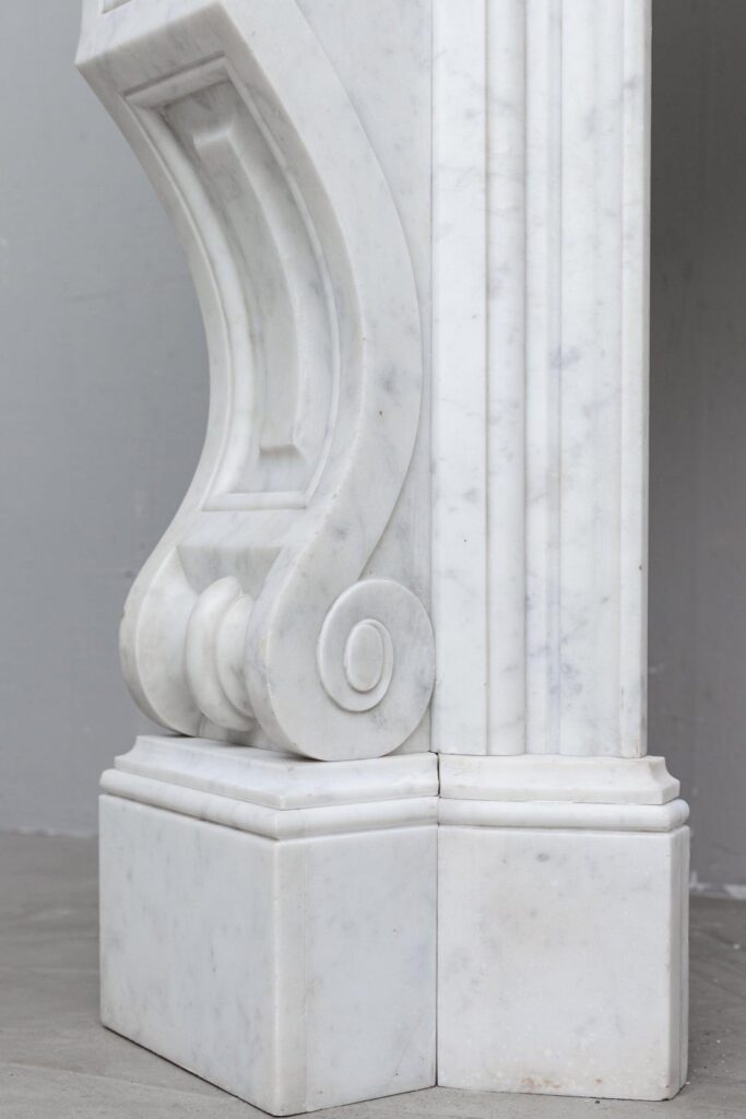 NEOCLASSICISTISCHE WIT MARMEREN ANTIEKE OMLOOP SCHOUW