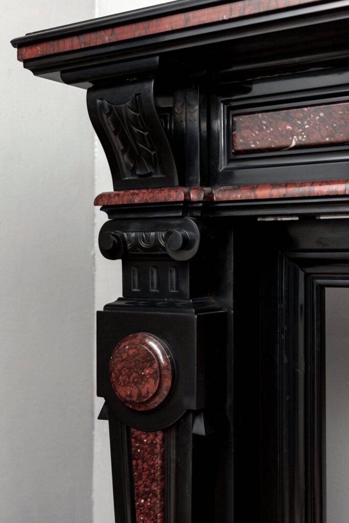 Neoclassicistische Noir De Mazy Antieke Omloop Schouw