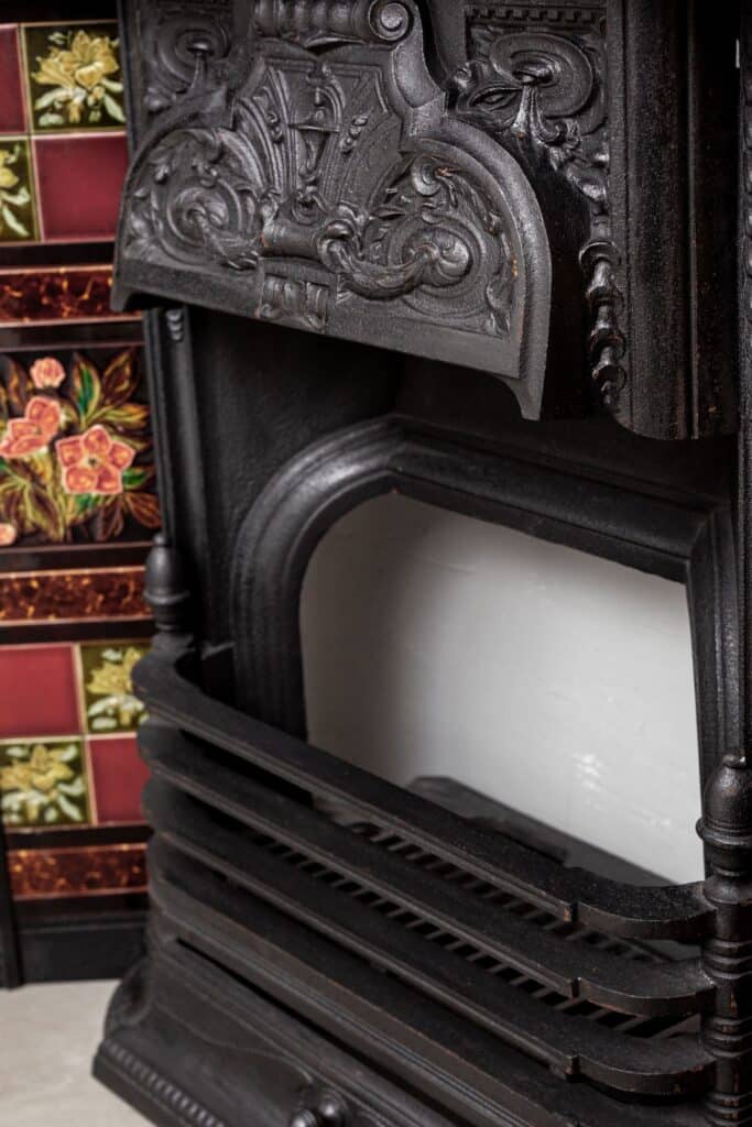 CAST IRON ENGLISH FIREPLACE