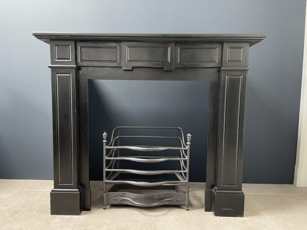 Noir de Mazy Antique Circular Fireplace