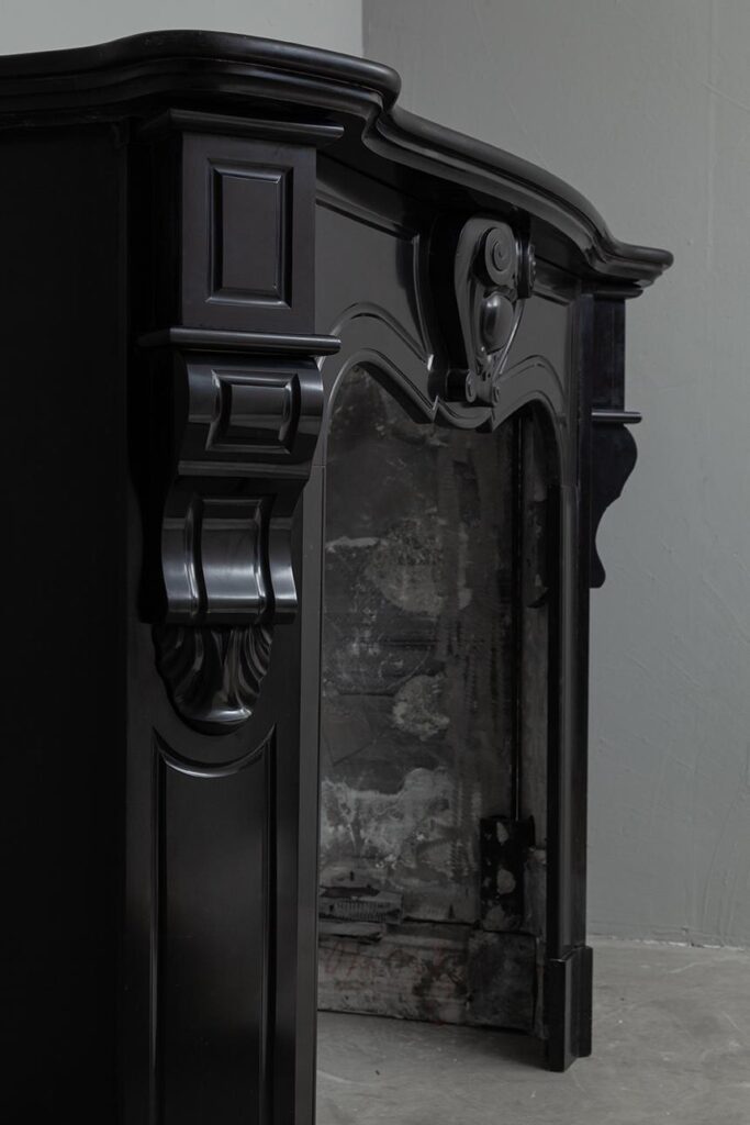 LOUIS XV STIJL NOIR DE MAZY ANTIEKE OMLOOP SCHOUW