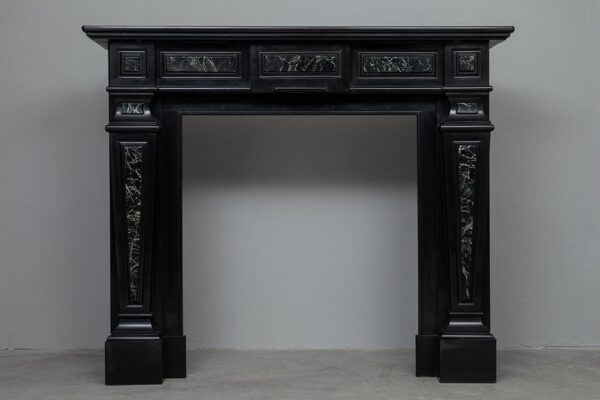 antique marble fireplace black marble antique building materials