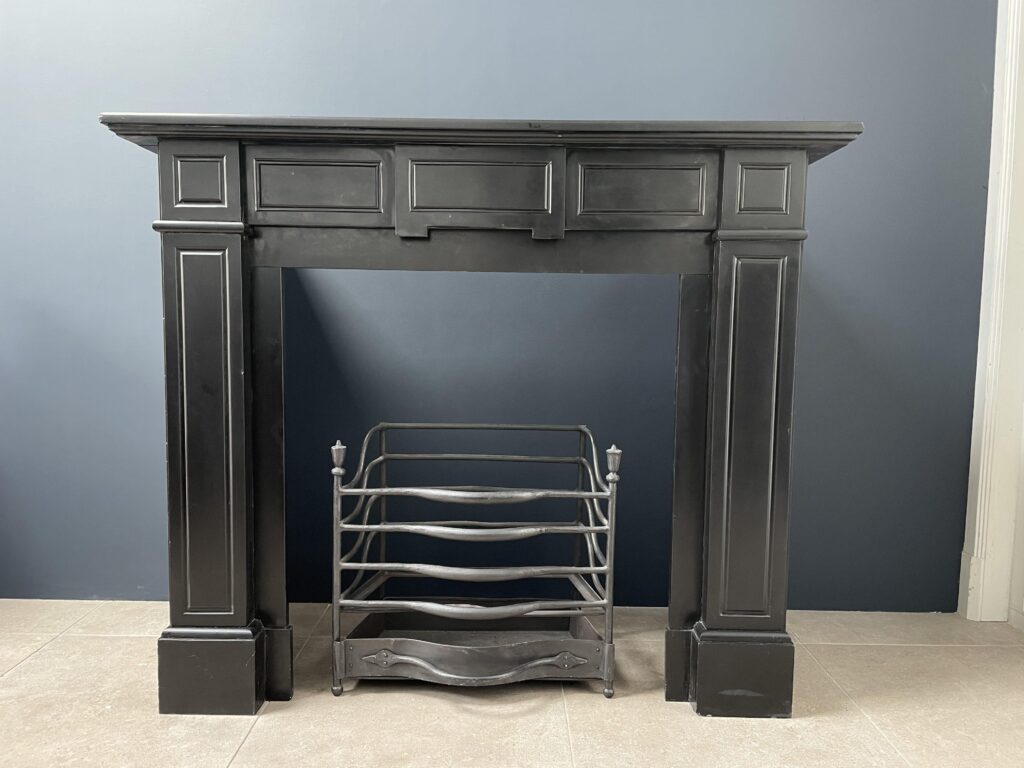 Noir de Mazy Antique Circular Fireplace