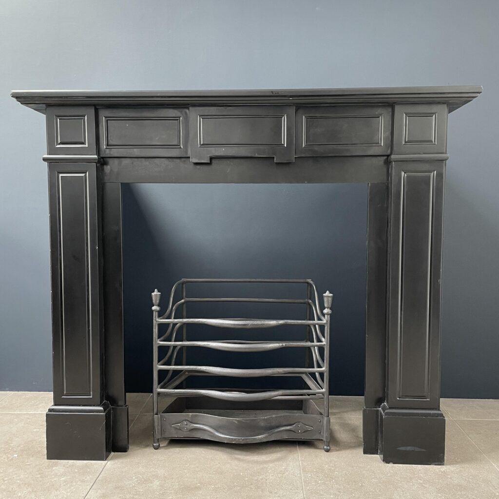 Noir de Mazy Antique Circular Fireplace