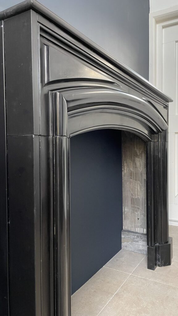 Antique Noir De Mazy Bollection Front Fireplace