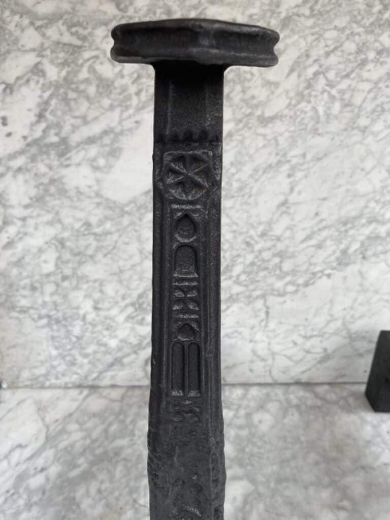 Set Antieke Franse Stookbokken Messing