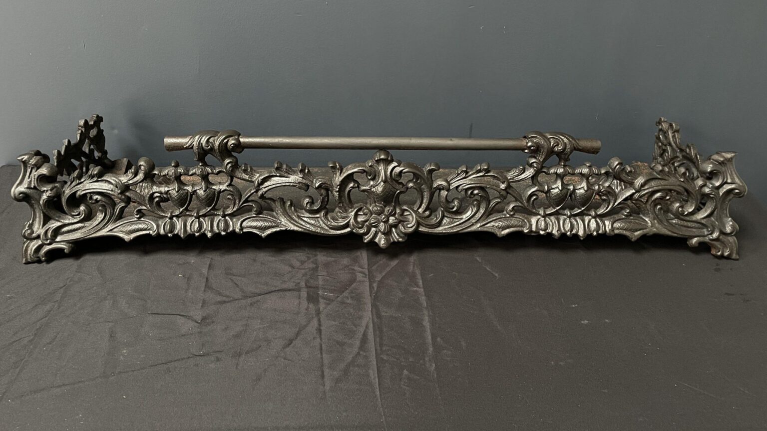 Antique Marble French fireplace — detail 1