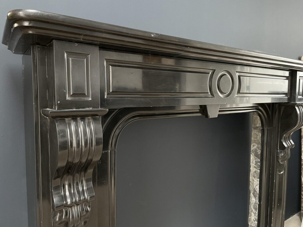 NEOCLASSIC BLACK MARBLE ANTIQUE FIREPLACE (kopie)