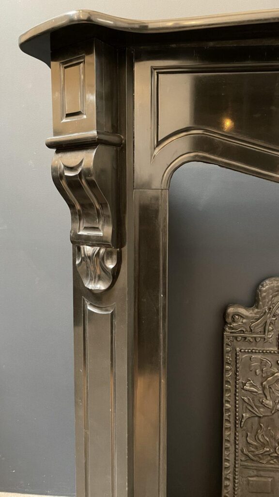 BLACK MARBLE NOIR DE MAZY ANTIQUE FIRE PLACE