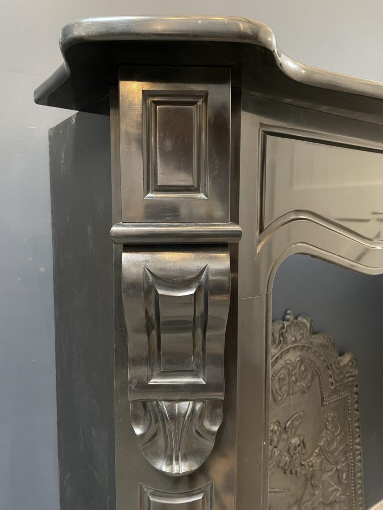 BLACK MARBLE NOIR DE MAZY ANTIQUE FIRE PLACE