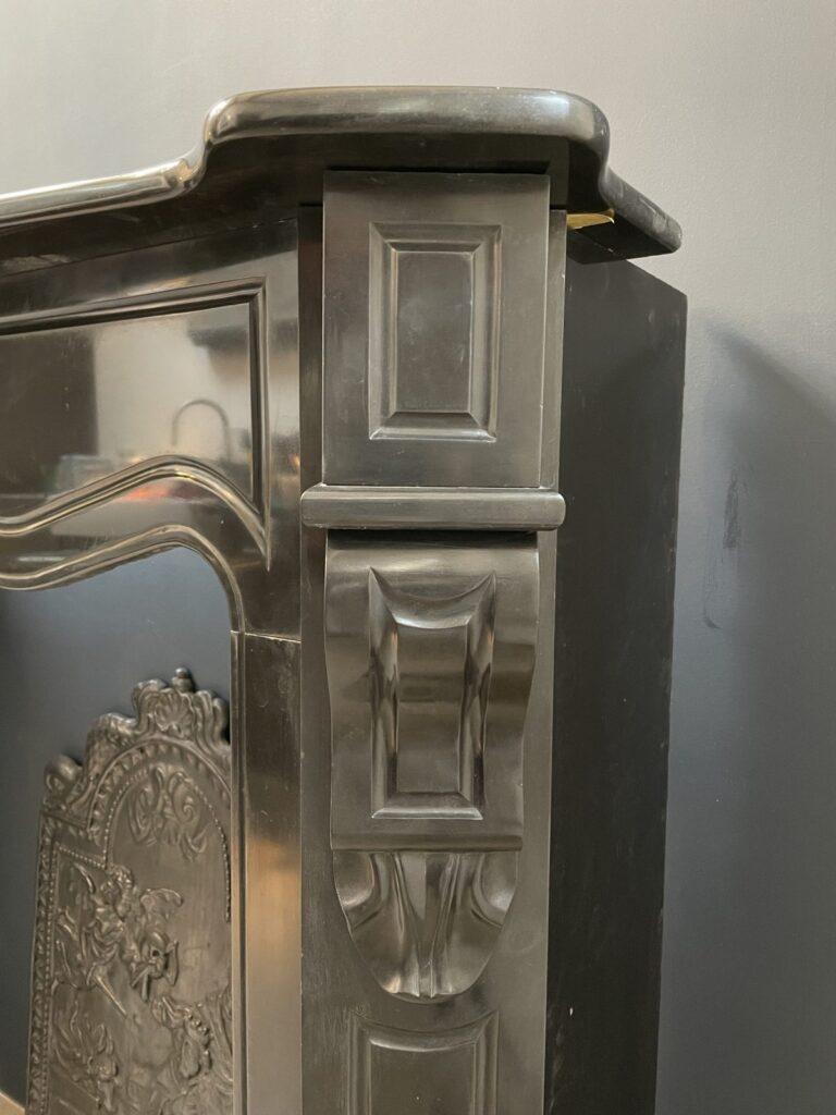 BLACK MARBLE NOIR DE MAZY ANTIQUE FIRE PLACE
