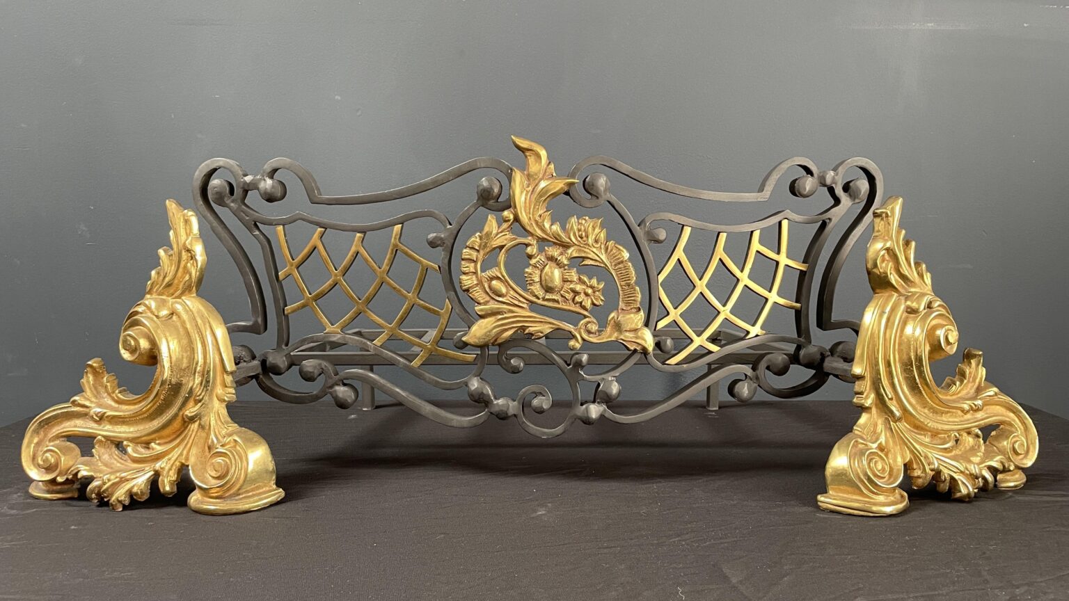 Beautiful Antique Fire Grate Fire Basket