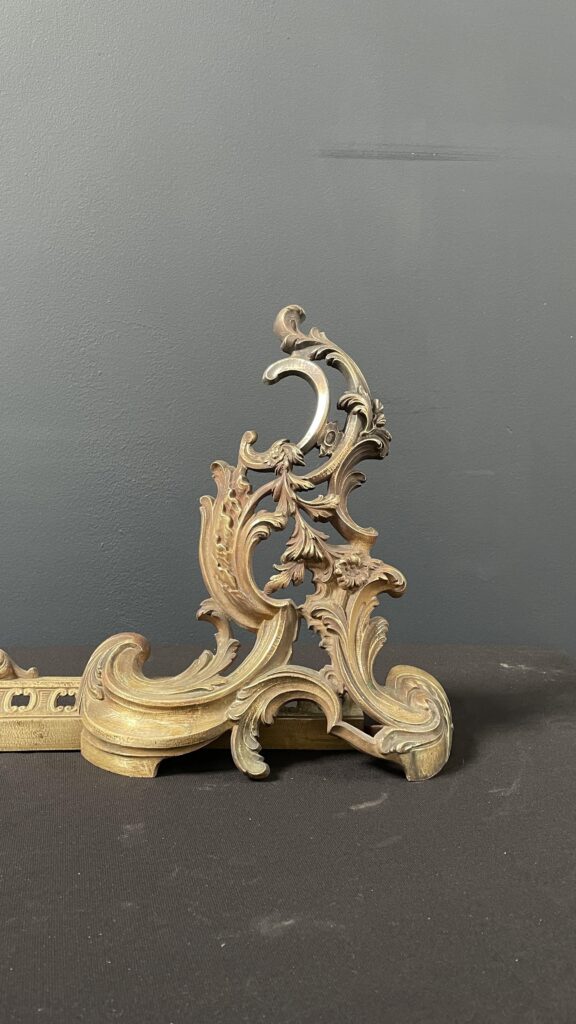 Prachtige Antieke Franse Fender verstelbaar — detail 2
