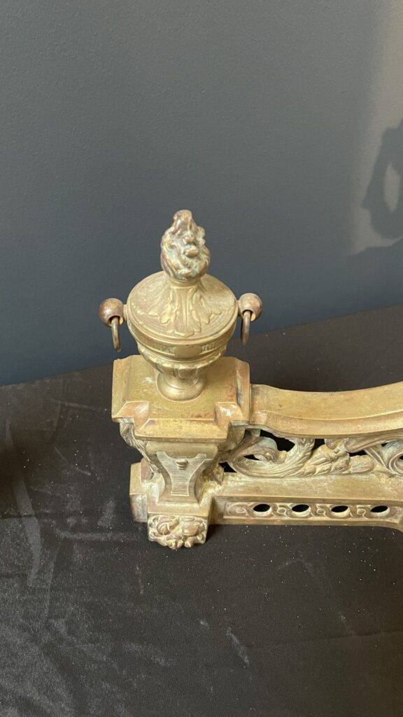 Luxury Set of Antique French Andirons