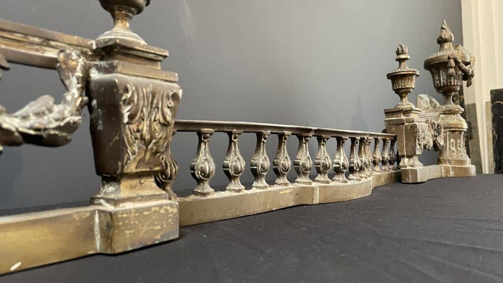 Beautiful Set of Antique French Andirons