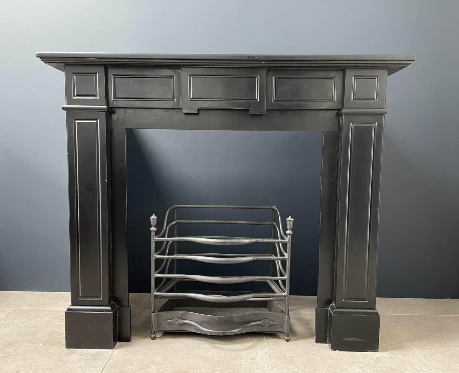 Noir de Mazy Antique Circular Fireplace