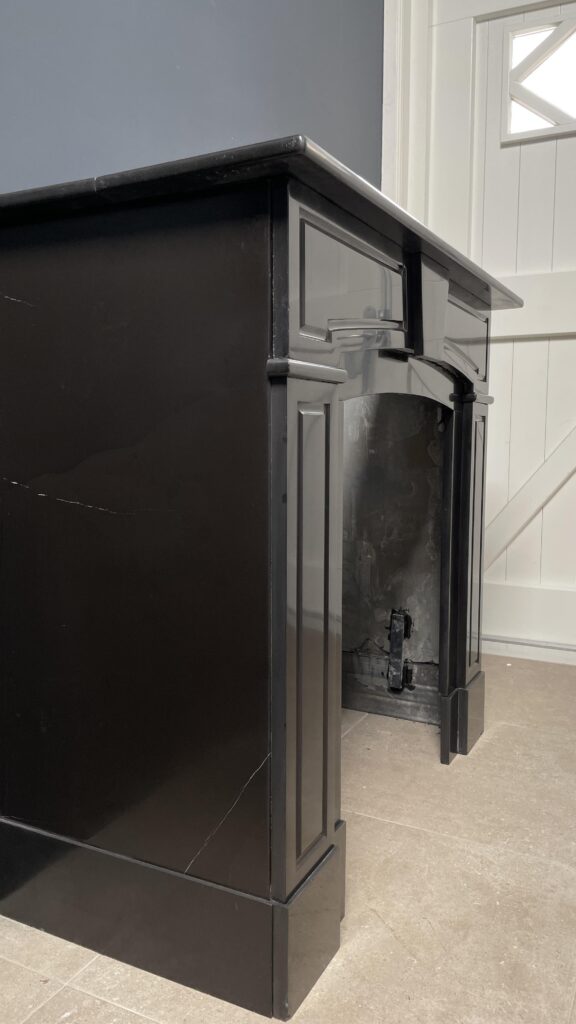 Noir De Mazy Antique Circulation Chimney