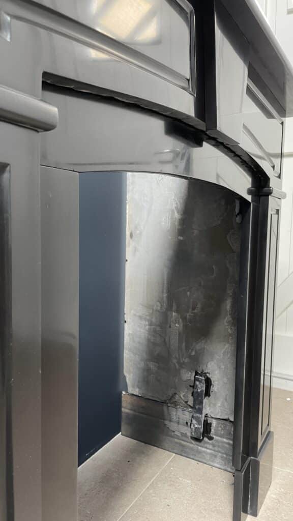 Noir De Mazy Antique Circulation Chimney