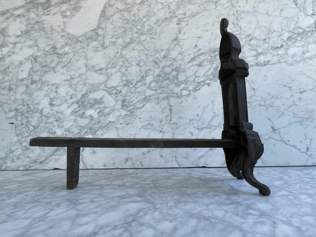 Gietijzeren Antieke Stookbokken Vuurbokken