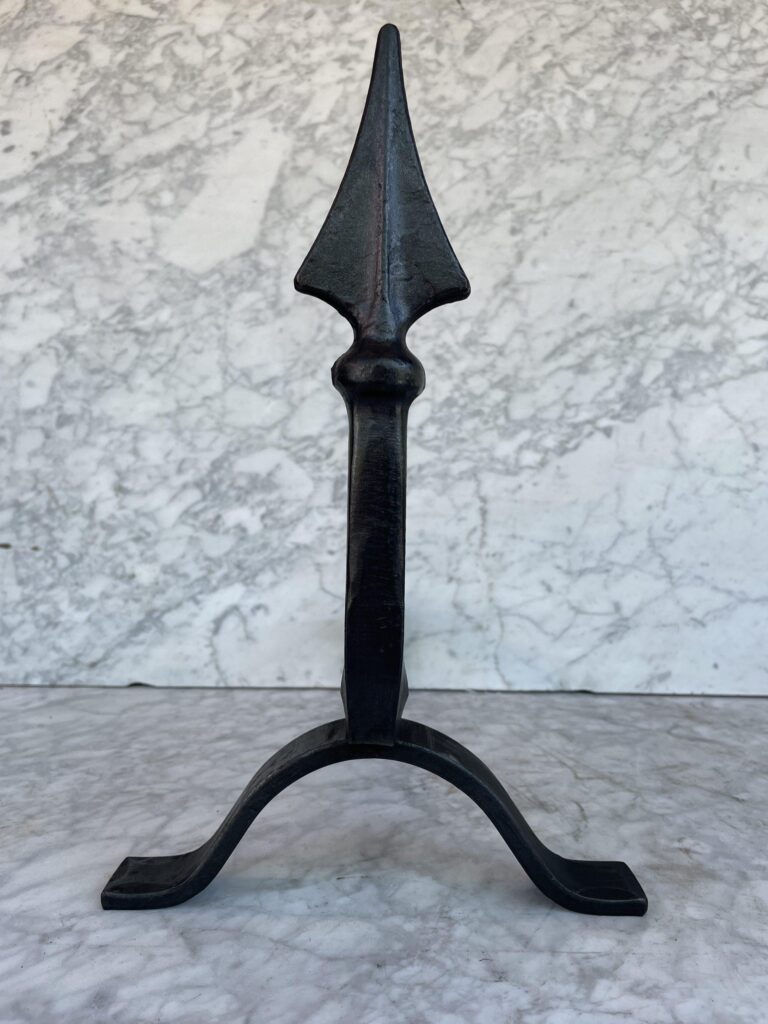 Set of Antique Wrought-Iron Andirons