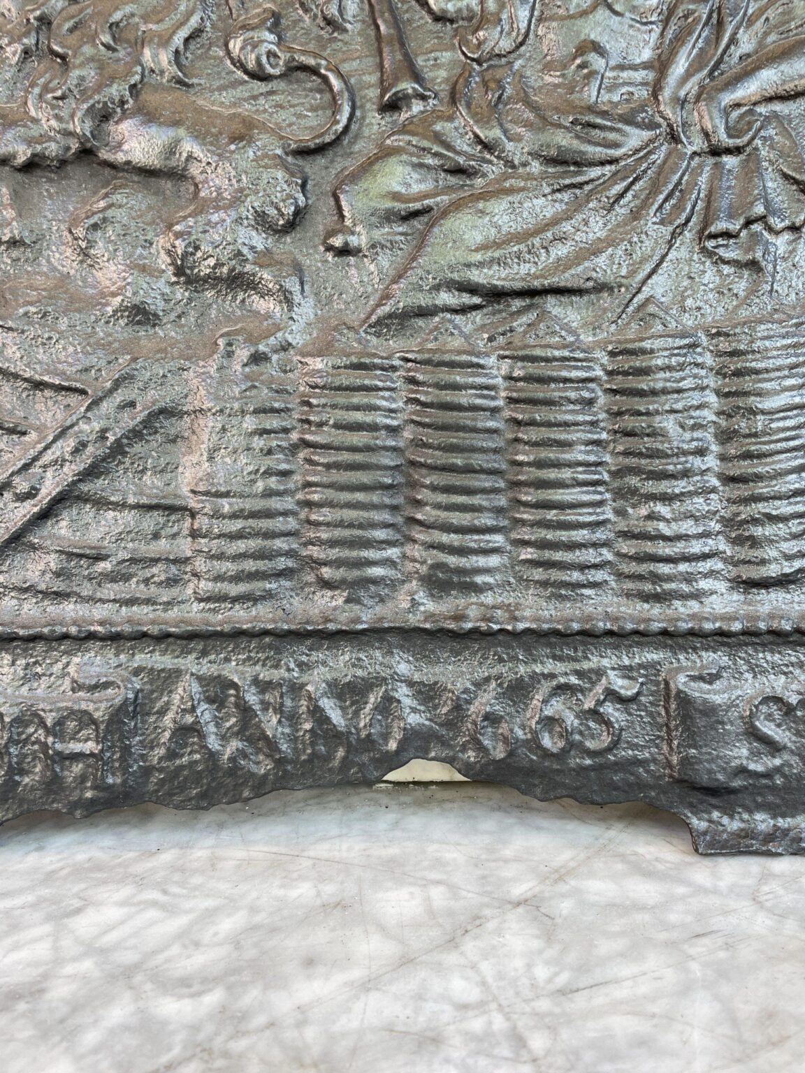 Antique Fireback, Hollandia — detail 1