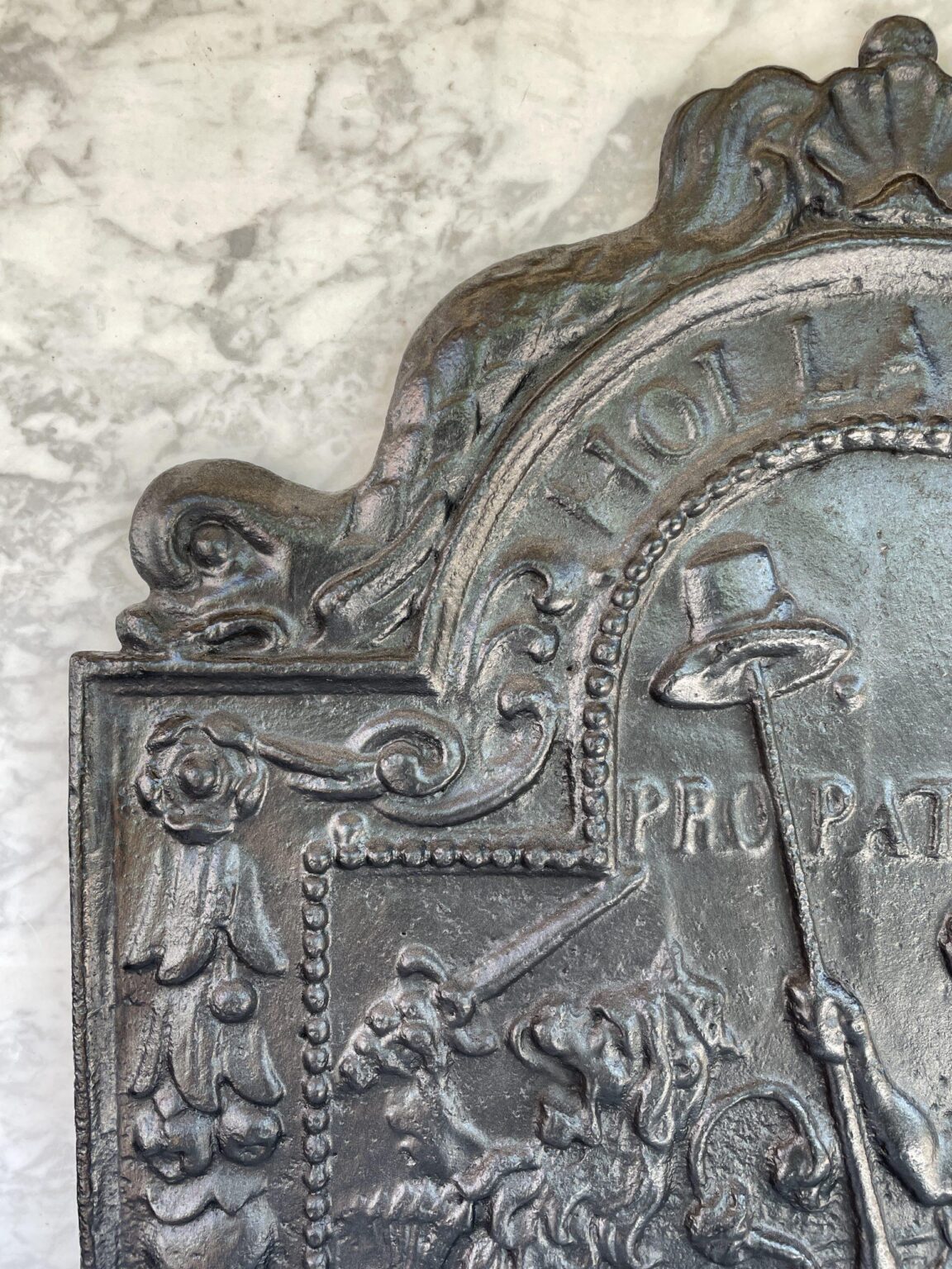 Antique Fireback, Hollandia — detail 2