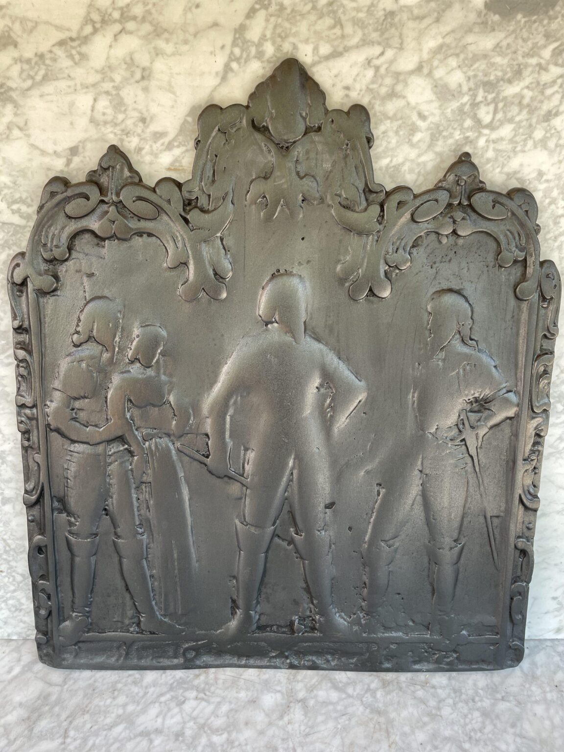 Antique Cast-Iron Fireback