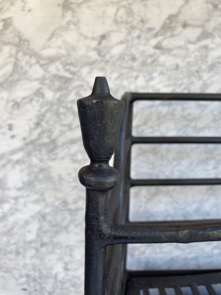 Antique Forged Cast-Iron Fire Basket