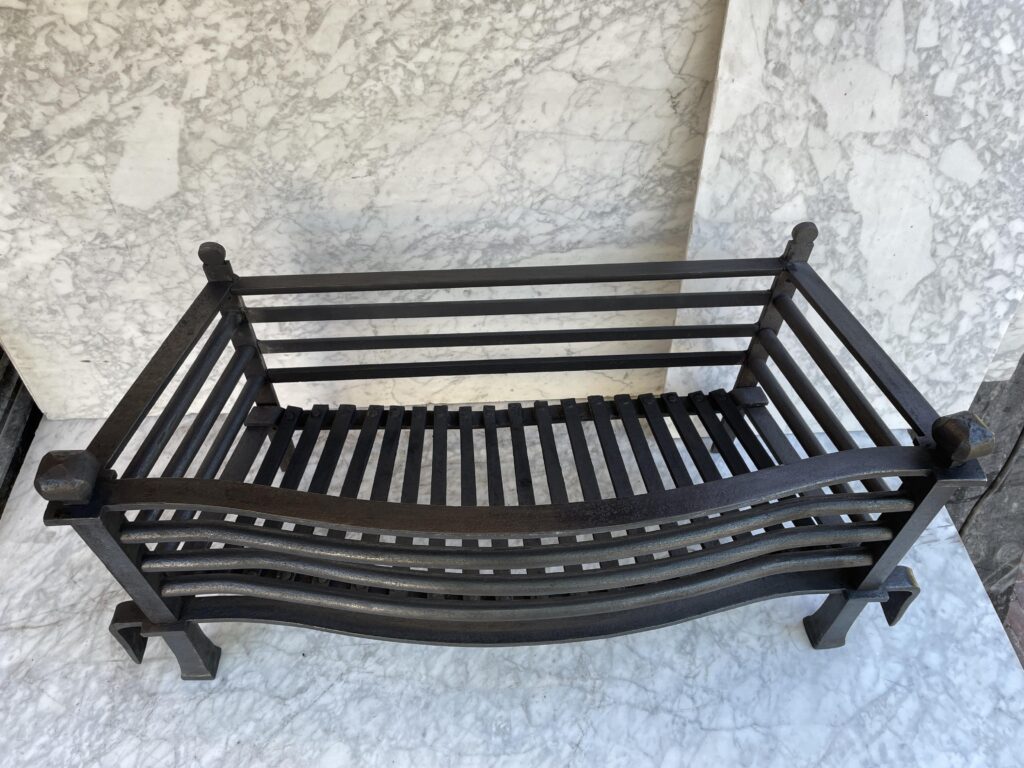 Antique Cast-Iron Fire Basket