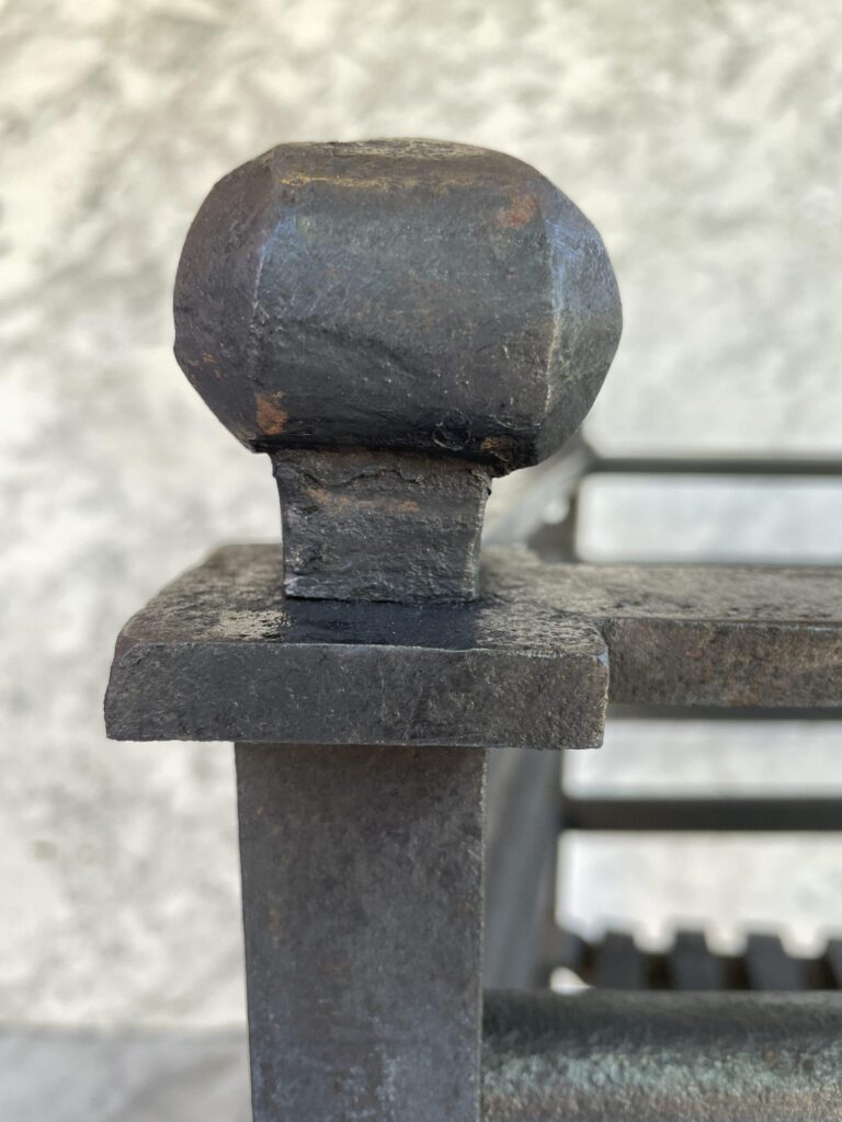 Antique Cast-Iron Fire Basket