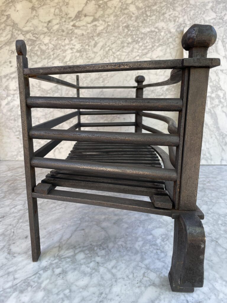 Antique Cast-Iron Fire Basket