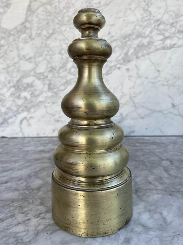 Set of Antique French Brass Andirons
