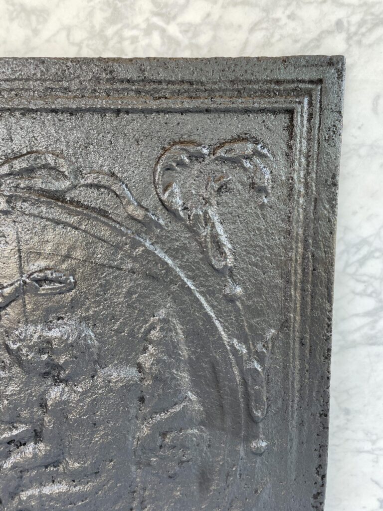Cast-Iron Antique Fireback (available as a set)