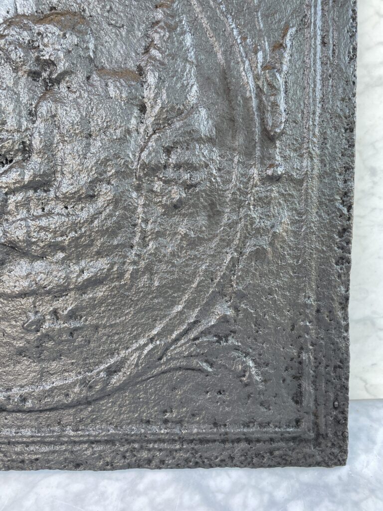 Cast-Iron Antique Fireback (available as a set)