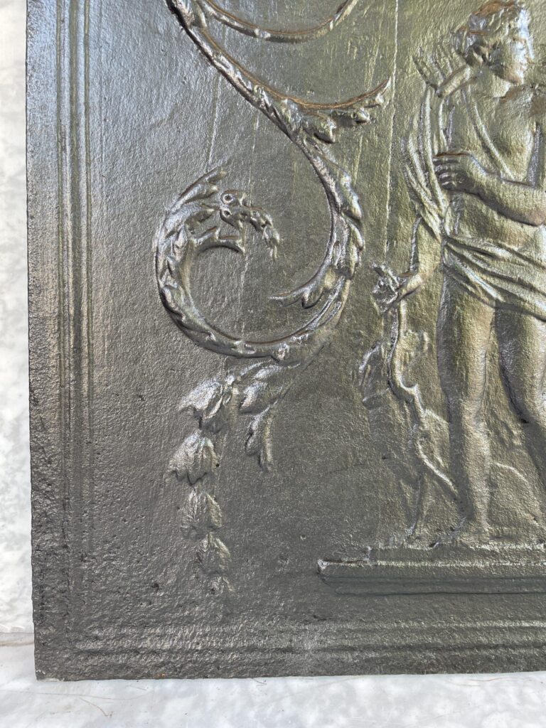 Cast-Iron Antique Fireback — detail 1