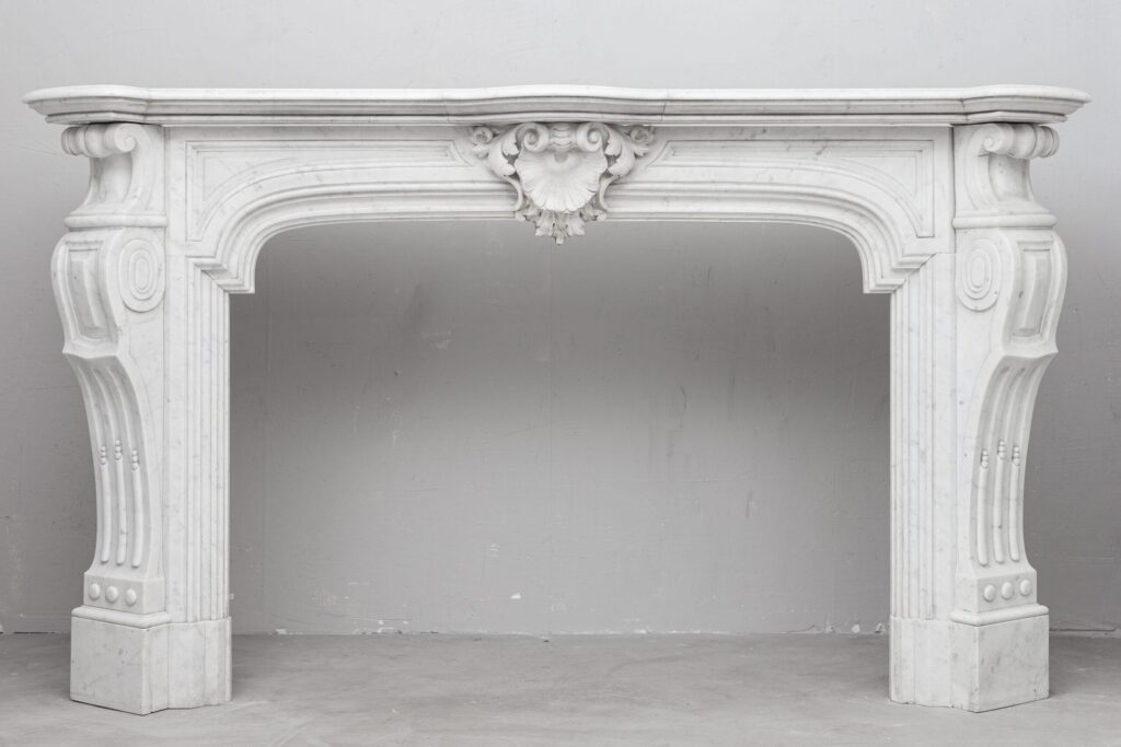 NEOCLASSICISTISCHE ANTIEKE WIT MARMEREN OMLOOP SCHOUW