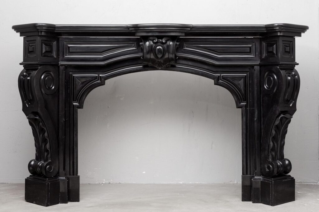 NAPOLEON STIJL NOIR DE MAZY ANTIEKE MARMEREN OMLOOP SCHOUW