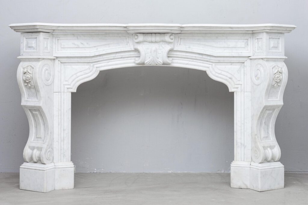 NEOCLASSICISTISCHE WIT MARMEREN ANTIEKE OMLOOP SCHOUW
