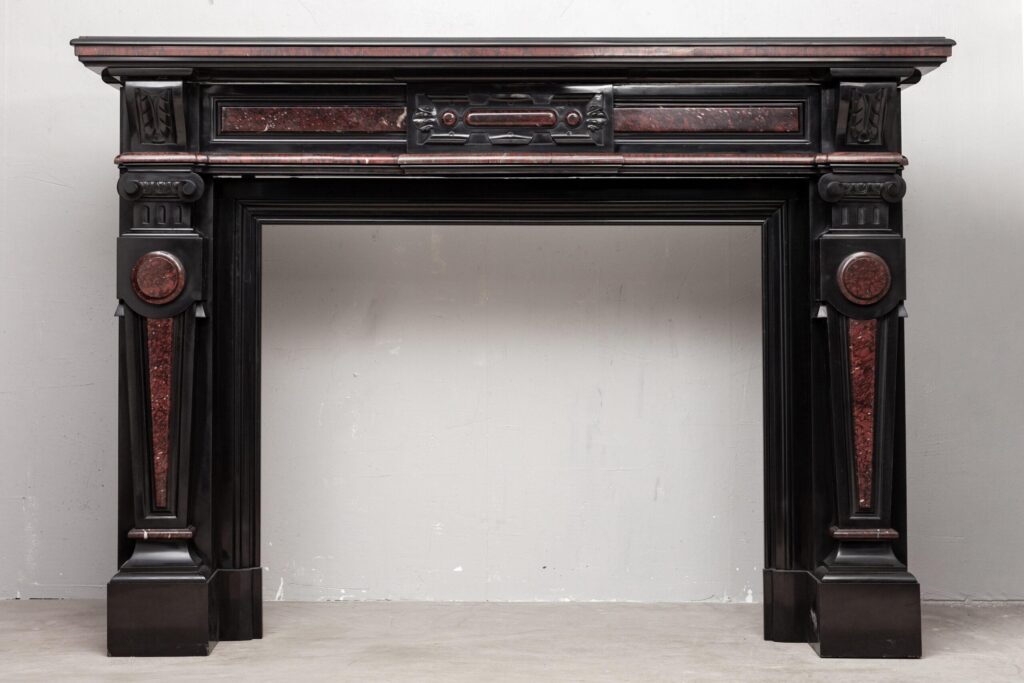 Neoclassicistische Noir De Mazy Antieke Omloop Schouw