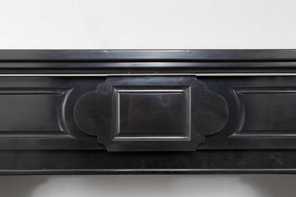 NEOCLASSIC BLACK MARBLE ANTIQUE FIREPLACE