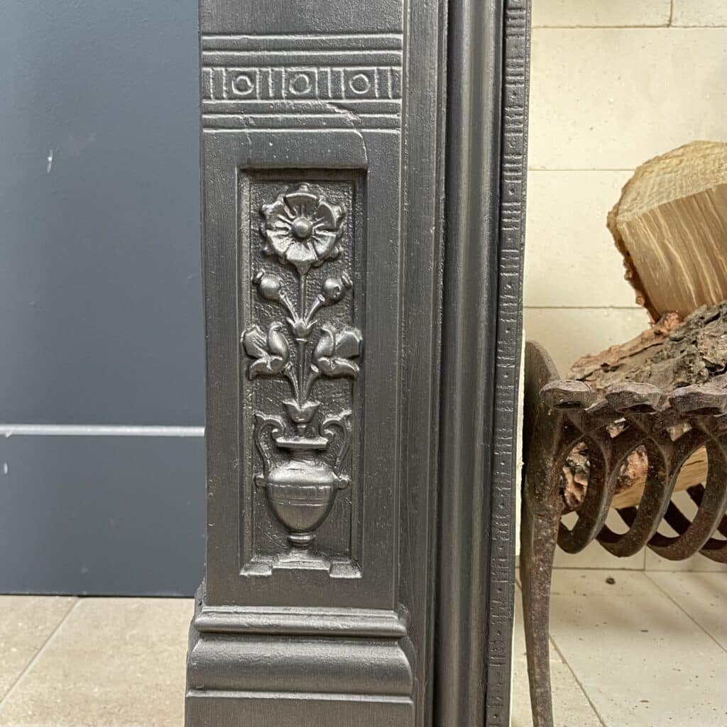 Antique English Cast-Iron Fireplace