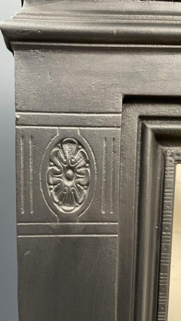 Antique English Cast-Iron Fireplace