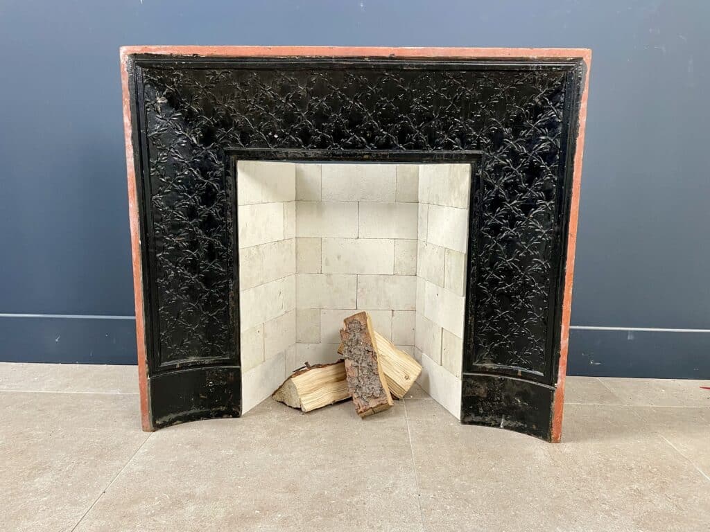Beautiful Cast-Iron Antique Fireplace Insert