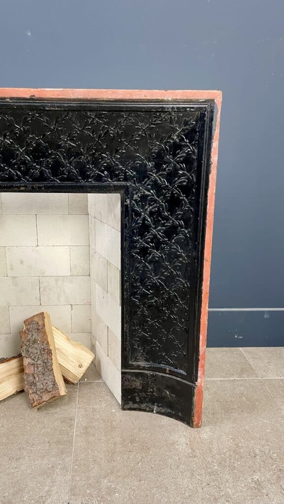 Beautiful Cast-Iron Antique Fireplace Insert