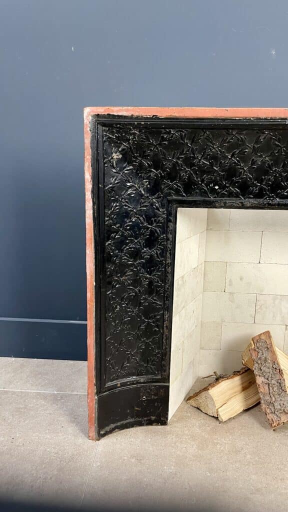 Beautiful Cast-Iron Antique Fireplace Insert